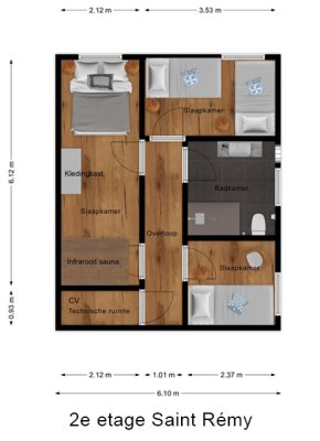 Plattegrond-Saint-Remy-vakantiehuis_tweede_verdieping_Landgoed_Moerslag_Maastricht Plattegrond-Saint-Remy-vakantiehuis_tweede_verdieping_Landgoed_Moerslag_Maastricht